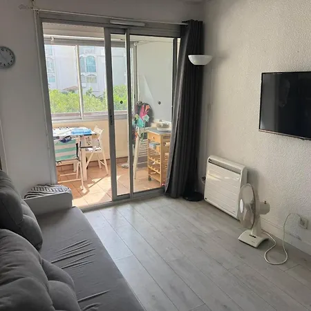 Cosy Au Cap D'agde Pour 2 Personnes Avec Vue Sur Les Bateaux - Fr-1-749-102